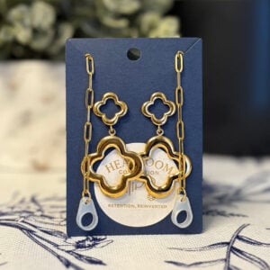 Clover Earrings 18K  Stainless Steel GoldPlated #11