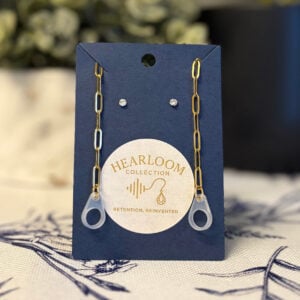 14K Gold Plated  Stainless Steel Cubic Zirconia Earrings #5