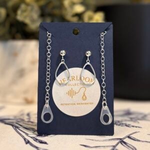 Teardrop Earrings Stainless Steel #12